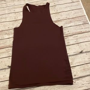 lululemon tank, Merlot, Size 10